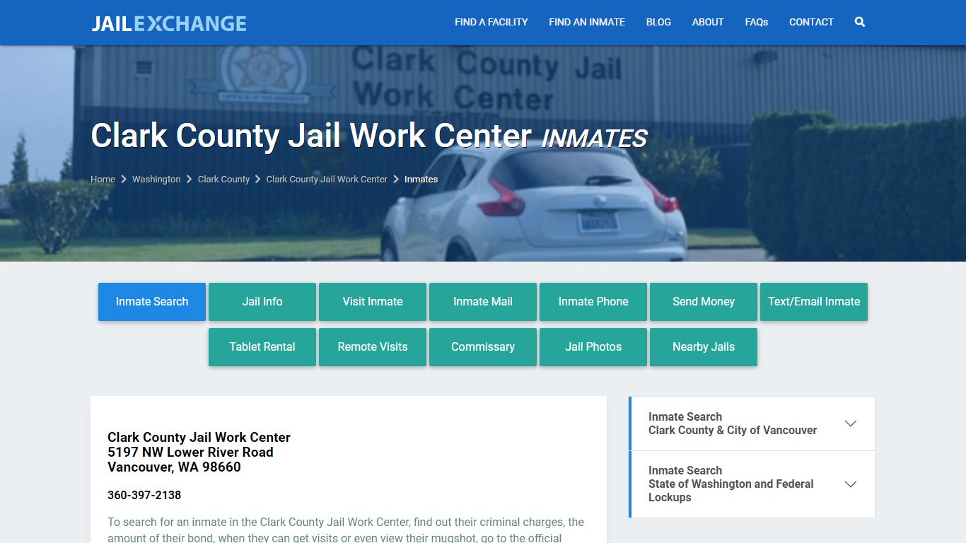 Clark County Inmate Search | Arrests & Mugshots | WA - JAIL EXCHANGE